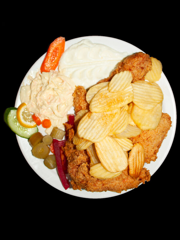 Halbes Hähnchen Broasted