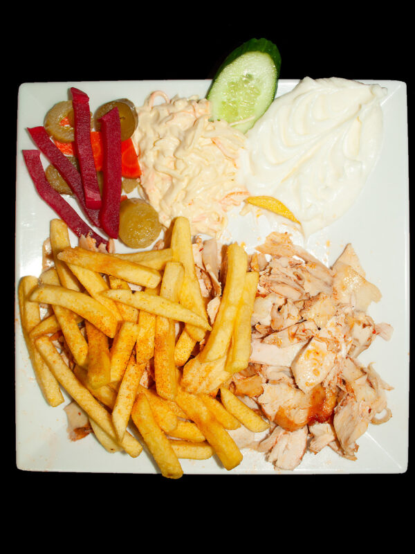 Shawarma Teller ohne Brot