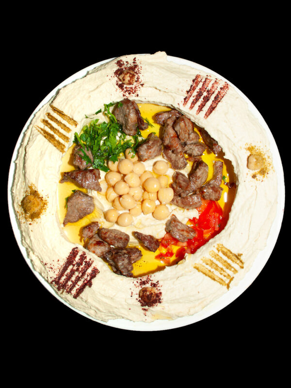 Hummus mit Fleisch